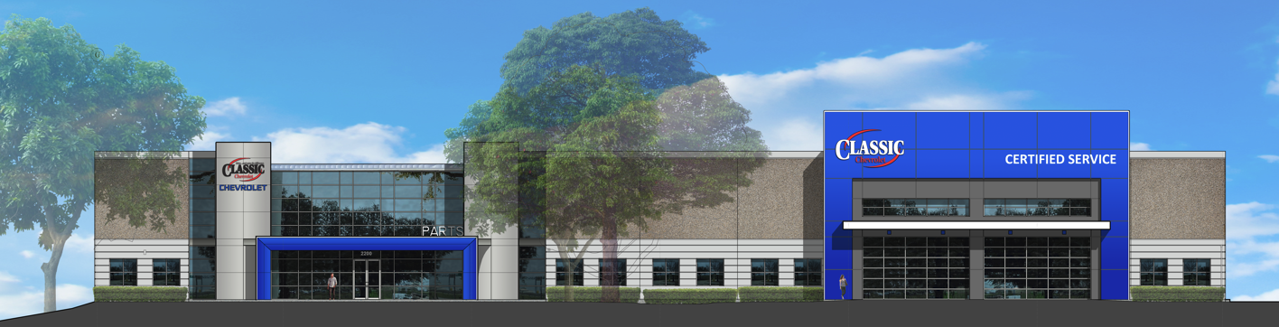 Classic Chevrolet Grapevine Service Center, New Renovation by Speed Fab-Crete